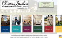 Tablet Screenshot of christianbrosretreat.com